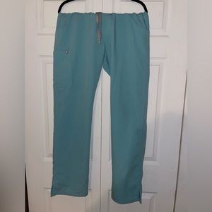 FIGS Sea glass Kade jogger scrub pants -L Tall
